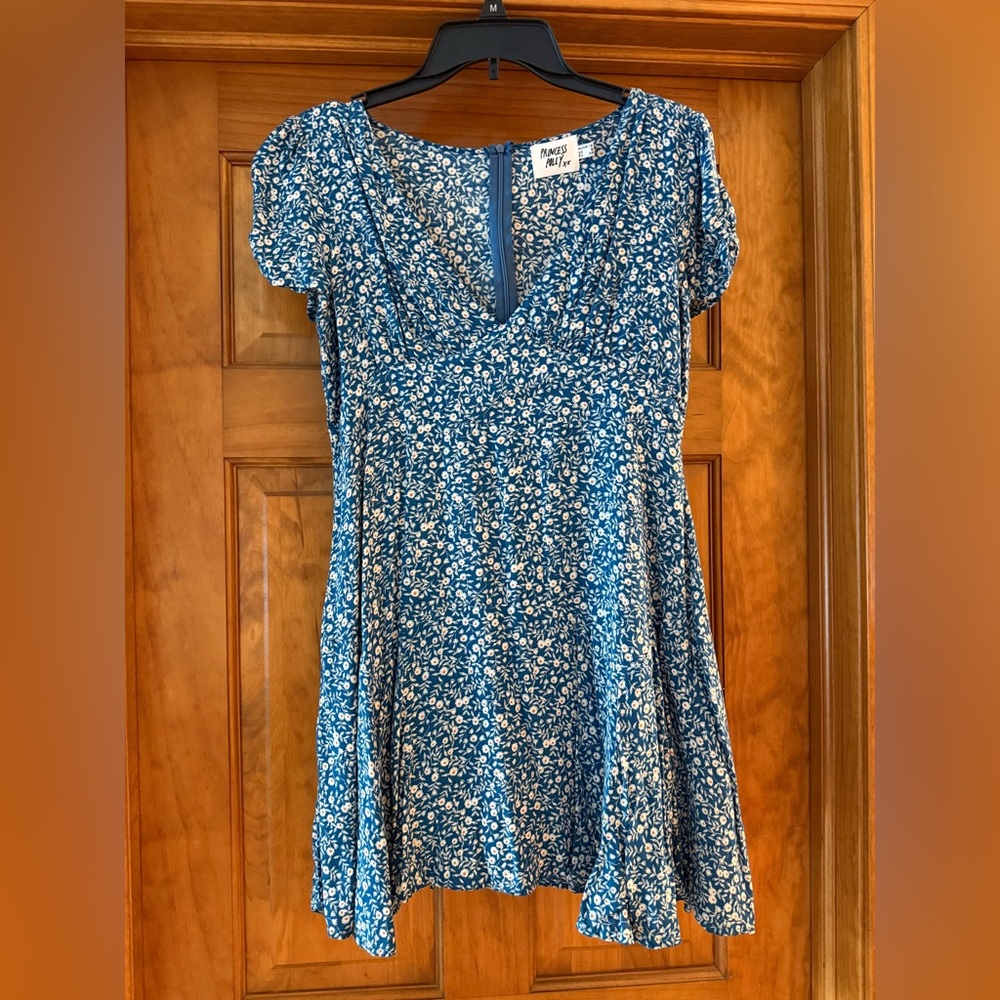 Princess Polly Navy Floral Mini Dress